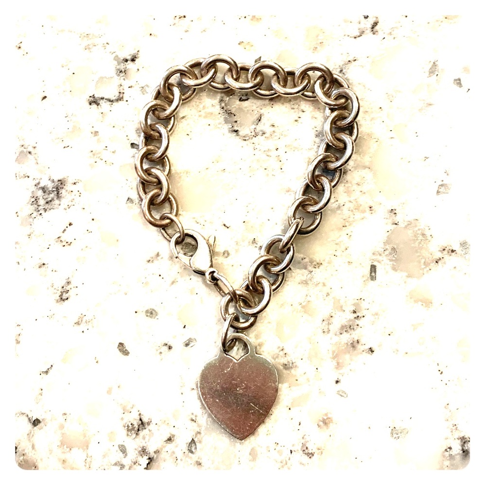 Tiffany & co heart Tag bracelet